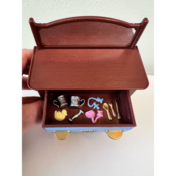 Fisher Price Loving Family Dollhouse Hutch w Drawer - Picture 3 of 7